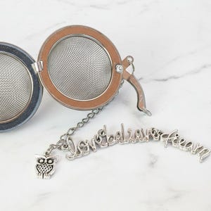 Love Believe Dream Tea Infuser Steeper - - LadybugfeetDesigns -