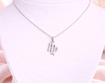 Zodiac Symbol Necklace, Sterling Silver - 12 - 24 inches