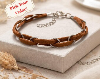 Braided Suede Bracelet