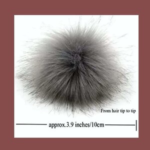 Always in My Heart Keychain/ Faux Fur Pom Pom and charm Key Chain-Purse Charm/Journal Charm - - LadybugfeetDesigns -