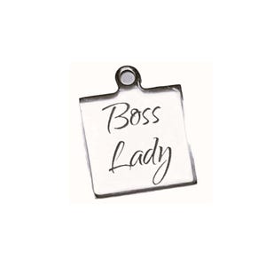 Boss Lady Charm - - LadybugfeetDesigns -