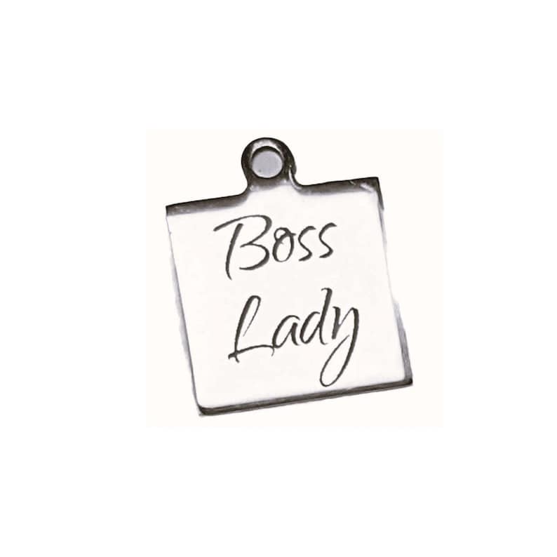 Boss Lady Charm - - LadybugfeetDesigns -
