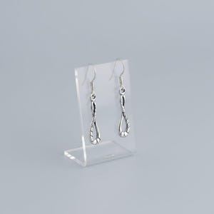 Infinity Symbol Sterling Dangle earrings - - LadybugfeetDesigns -