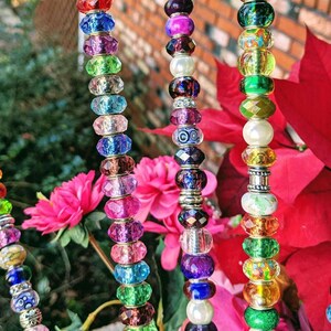 Gonk Gnome Garden Jewels/ Garden Suncatcher/ 12" or 24" Plant Stake - - LadybugfeetDesigns -