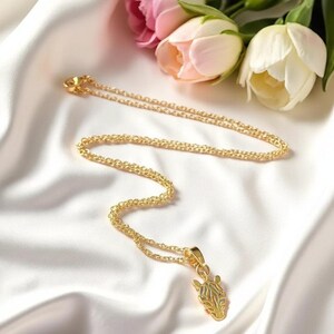 Zebra necklace, Gold - 20 inch - - LadybugfeetDesigns -