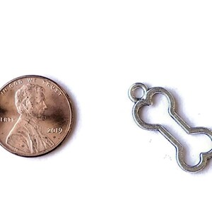 Doggie Bone Charm - - LadybugfeetDesigns -