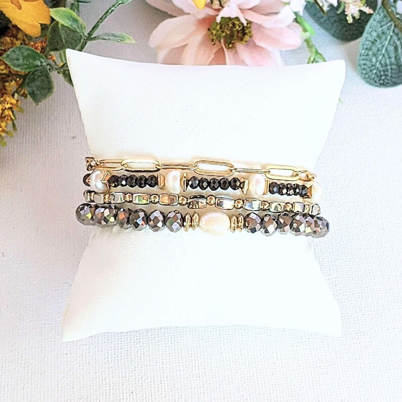 Elegant Energy Crystal Endless wrap bracelet - - LadybugfeetDesigns -