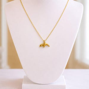 Manatee Necklace, Gold - 20 inches - - LadybugfeetDesigns -