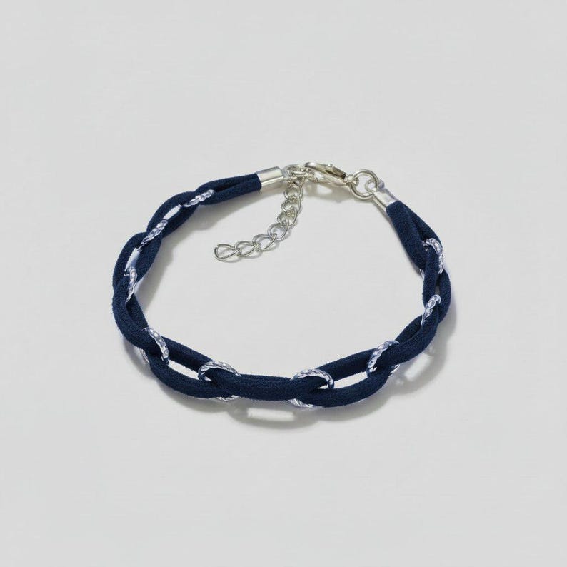 Braided Suede Bracelet - - LadybugfeetDesigns -