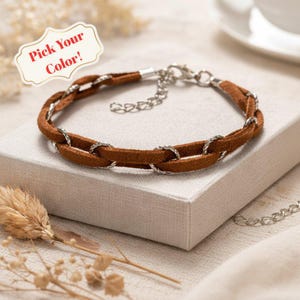 Braided Suede Bracelet