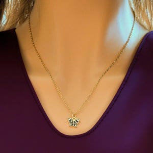 Celestial Butterfly necklace, Gold- 20 inch - - LadybugfeetDesigns -