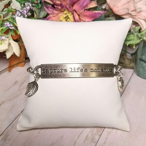 Capture Life's Moments Twisted Rope Bolo Bracelet - - LadybugfeetDesigns -