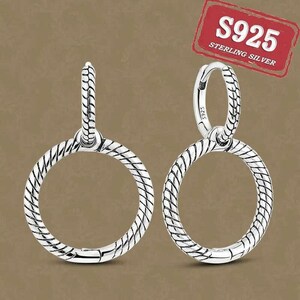 Sterling Double Hoop Tropical Fish Earrings, 3 in 1 Hoops - - LadybugfeetDesigns -