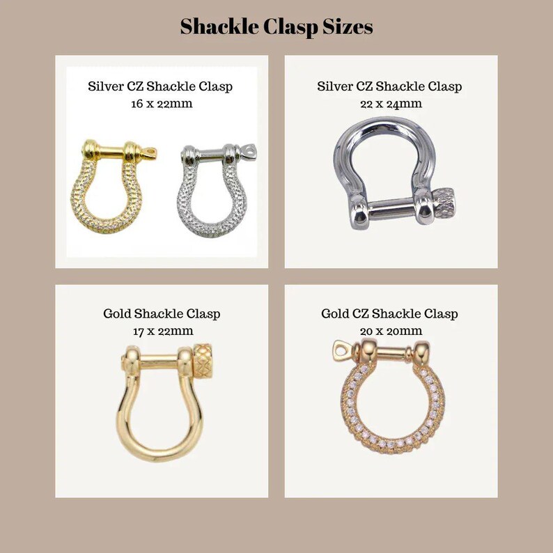 Heart Lock and Key Shackle Clasp Carabiner Necklace, Gold - 20 inch - - LadybugfeetDesigns -