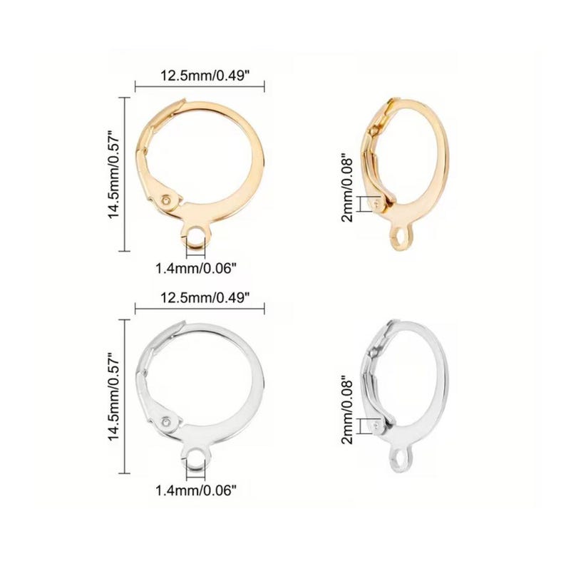 Opal Sun Leverback Hoop Earrings, Gold - - LadybugfeetDesigns -