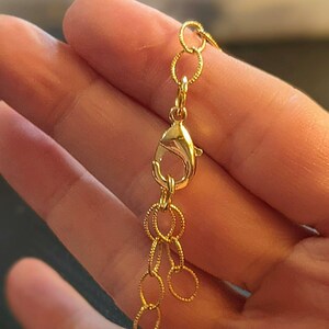14K Gold Filled Twisted Bracelet - D.i.y. - Build Your Charm Bracelet! - - LadybugfeetDesigns -