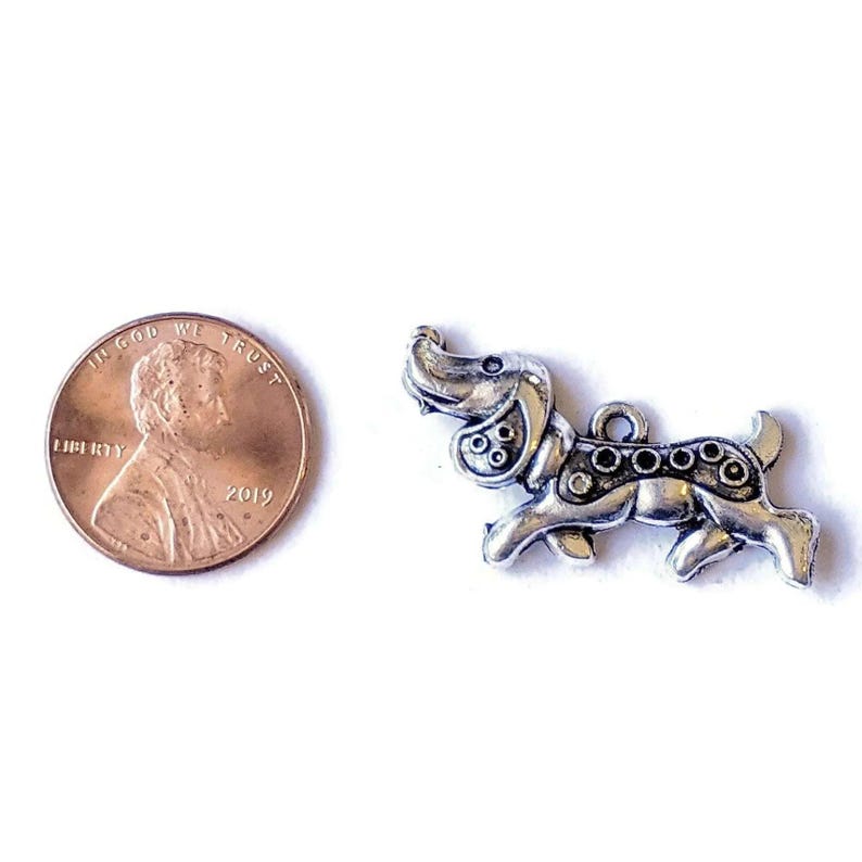 Large Fancy Dachshund/Weiner Dog Charm - - LadybugfeetDesigns -