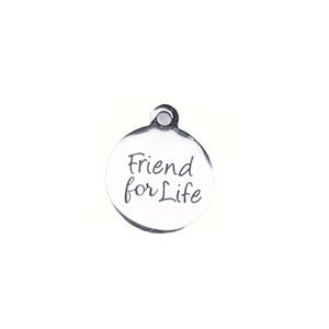 Friend For Life Charm - - LadybugfeetDesigns -