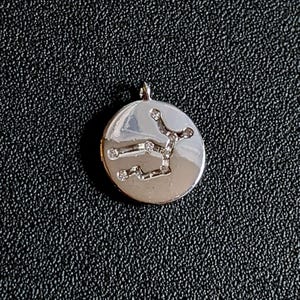 Zodiac Constellation Necklace, Silver - 12-24 inch - - LadybugfeetDesigns -