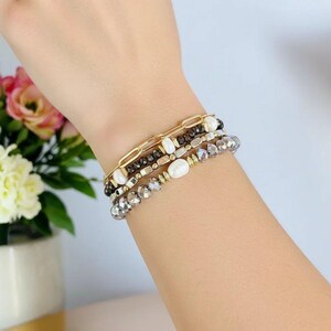 Elegant Energy Crystal Endless wrap bracelet - - LadybugfeetDesigns -