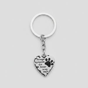 Pet Bereavement Heart Key Chain, Key Holder - - LadybugfeetDesigns -
