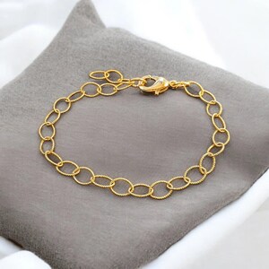 14K Gold Filled Twisted Bracelet - D.i.y. - Build Your Charm Bracelet! - - LadybugfeetDesigns -