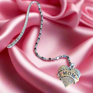 Mom Beaded Bookmark - - LadybugfeetDesigns -