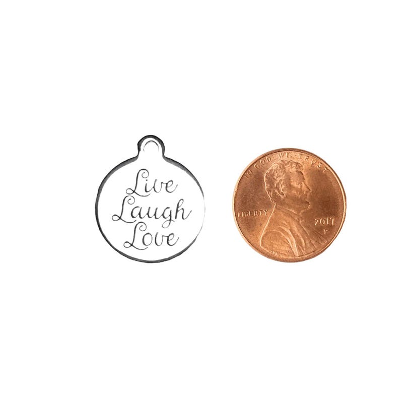 Live Laugh Love Charm - - LadybugfeetDesigns -