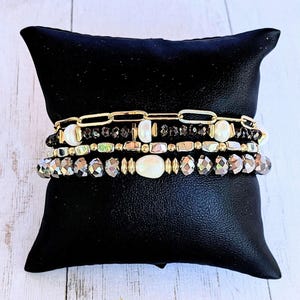 Elegant Energy Crystal Endless wrap bracelet - - LadybugfeetDesigns -