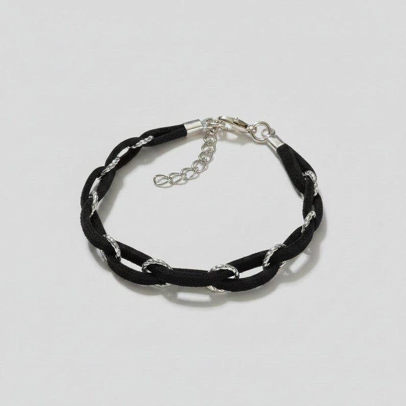 Braided Suede Bracelet - - LadybugfeetDesigns -