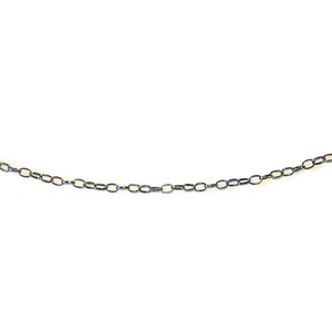 Black Steel Oval Link Charm Bracelet Base - D.i.y. - Build Your Charm Bracelet! - - LadybugfeetDesigns -