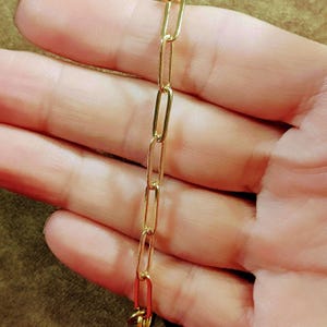 Autumn Leaf Gold Paperclip Chain Bracelet - - LadybugfeetDesigns -