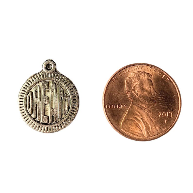 Silver Dream Charm - - LadybugfeetDesigns -