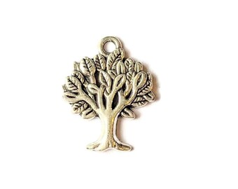 Silver Tree of Life Charm