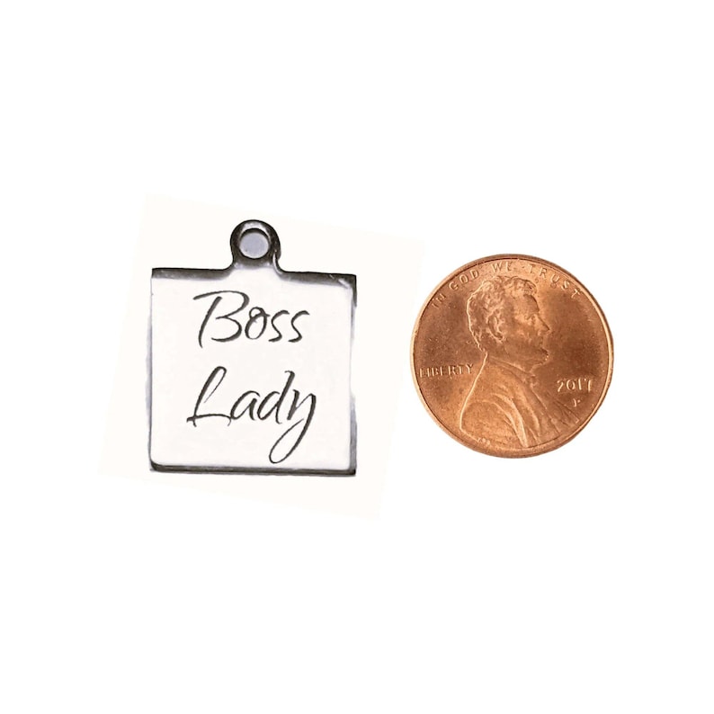 Boss Lady Charm - - LadybugfeetDesigns -
