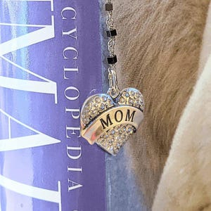 Mom Beaded Bookmark - - LadybugfeetDesigns -