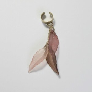 Autumn Leaves Ear Cuff, Gold - - LadybugfeetDesigns -