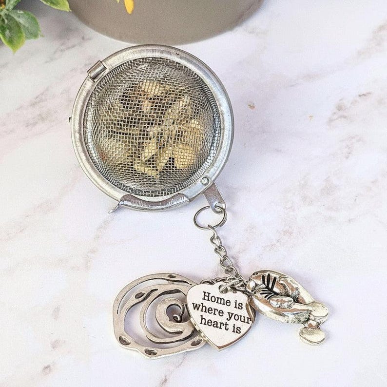 Manatee & Calf - Home is where your Heart is Tea Infuser Steeper - - LadybugfeetDesigns -