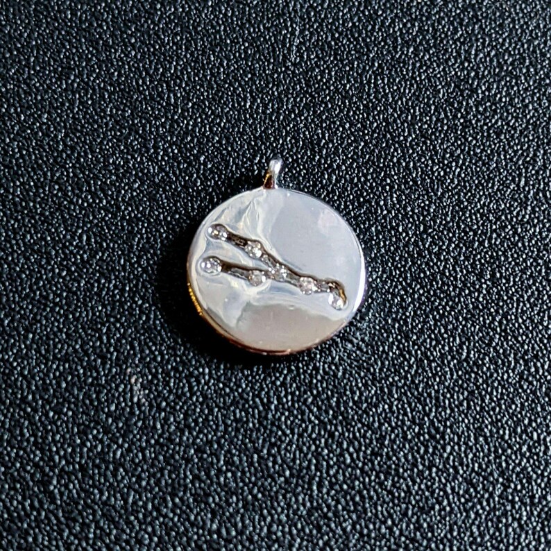 Zodiac Constellation Necklace, Silver - 12-24 inch - - LadybugfeetDesigns -