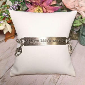 Capture Life's Moments Twisted Rope Bolo Bracelet - - LadybugfeetDesigns -