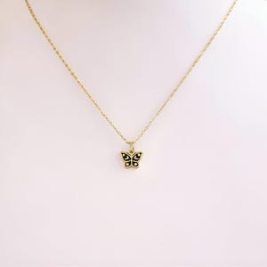 Celestial Butterfly necklace, Gold- 20 inch - - LadybugfeetDesigns -