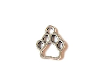 Tiny Dog/Cat Paw Print Charm