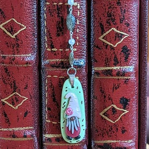 Gnome Labradorite Bead Bookmark - - LadybugfeetDesigns -