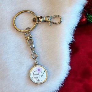 Faithful Keychain/Purse Clip - - LadybugfeetDesigns -