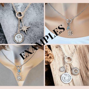 DIY Starter Charm Necklace, Silver - - LadybugfeetDesigns -