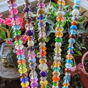 Gonk Gnome Garden Jewels/ Garden Suncatcher/ 12" or 24" Plant Stake - - LadybugfeetDesigns -