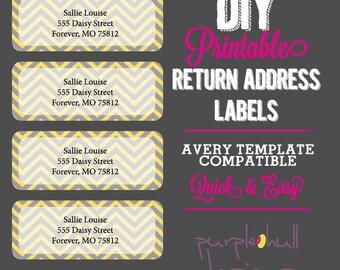 ocean beach return address labels turquoise avery template etsy