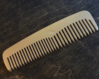 Solid Brass Pocket Comb - Standard XL