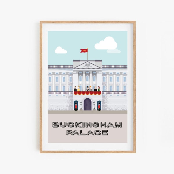 Buckingham Palace London A3 Poster (unframed)