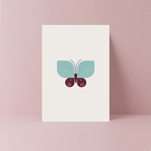 Cartão Adonis Blue Butterfly | Cartão de agradecimento | Cartão de amigo | Cartão de namorada | Cartão de amor | Esposa | Cartão de aniversário dela | Cartão de mãe